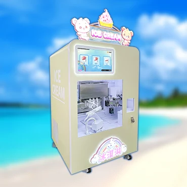 Multi flavor ice cream machine